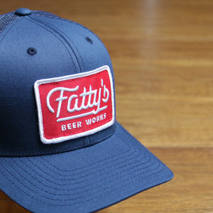 Fatty's Trucker Hat with Red Patch 5 Panel
