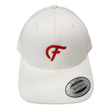 Fatty's F Embroidered White 6 Panel Trucker Hat