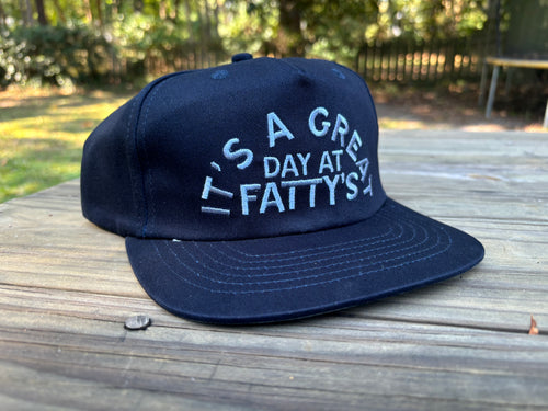 It's A Great Day at Fatty's Hat Navy