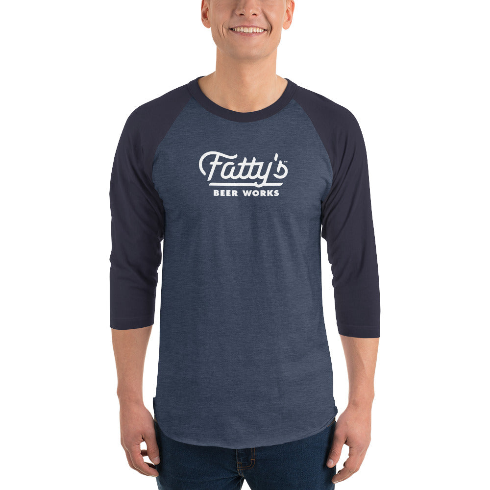 Fatty's 3/4 Sleeve T-shirt - Navy