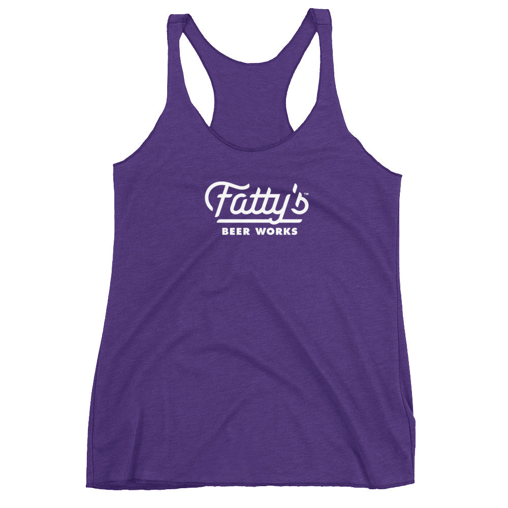 Fatty's Women's Racerback Tank - Purple