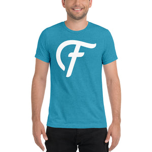 Fatty's F Script T-shirt - Aqua